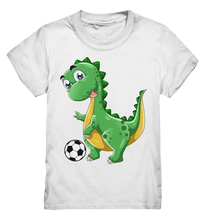 Laden Sie das Bild in den Galerie-Viewer, Dinosaurier Fußball Dino T-Shirt
