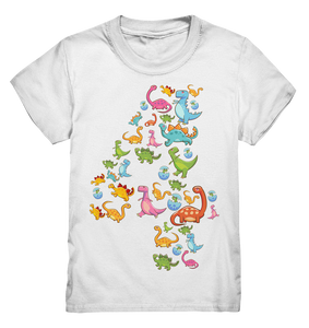 4. Geburtstag Dinosaurier Geschenk Dino 4 Jahre T-Shirt