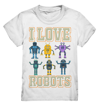 Laden Sie das Bild in den Galerie-Viewer, Wissenschaft Roboter Technologie Jungen Mädchen T-Shirt
