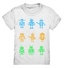 Laden Sie das Bild in den Galerie-Viewer, Retro Roboter Jungen Robotertechnik T-Shirt
