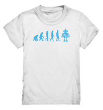 Laden Sie das Bild in den Galerie-Viewer, Lustige Roboter Evolution Kinder T-Shirt

