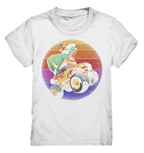 Laden Sie das Bild in den Galerie-Viewer, Dino Retro Monstertruck Kinder Dinosaurier T-Shirt
