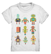 Laden Sie das Bild in den Galerie-Viewer, Coole Roboter Sammlung Jungen Mädchen Robotik T-Shirt
