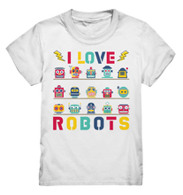 Laden Sie das Bild in den Galerie-Viewer, Roboter Jungen Mädchen Robotik Liebe T-Shirt
