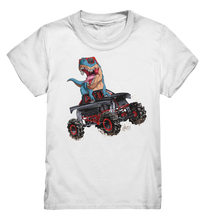 Laden Sie das Bild in den Galerie-Viewer, Dinosaurier Monstertruck Trex Dino Kinder T-Shirt

