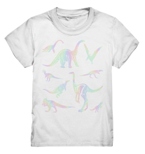 Laden Sie das Bild in den Galerie-Viewer, Mädchen Dinosaurier Pastel Dinos T-Shirt
