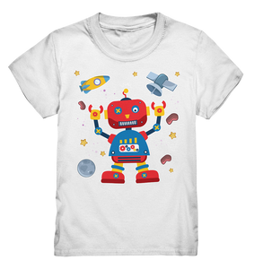 Astronaut Roboter Jungen Mädchen Robotik T-Shirt
