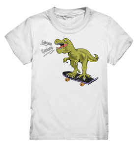 Skater T-rex Dino Junge Skateboard Dinosaurier T-Shirt