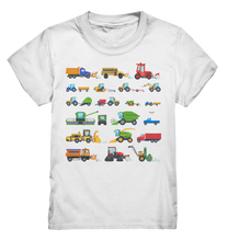 Laden Sie das Bild in den Galerie-Viewer, Landmaschinen Traktor Landwirtschaft Kinder T-Shirt
