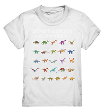 Laden Sie das Bild in den Galerie-Viewer, Dinosaurier Alphabet Lernen Schulkind Dino ABC T-Shirt
