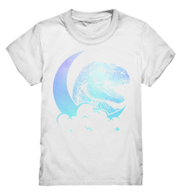Laden Sie das Bild in den Galerie-Viewer, Dino Trex Kinder Dinosaurier Mond T-Shirt
