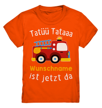 Laden Sie das Bild in den Galerie-Viewer, Feuerwehr Tatüü Tataaa personalisiertes Kinder T-Shirt
