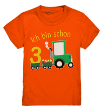 Laden Sie das Bild in den Galerie-Viewer, Traktor Kinder T-Shirt Wunschname
