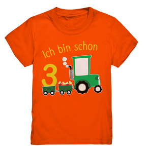 Traktor Kinder T-Shirt Wunschname