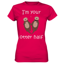 Laden Sie das Bild in den Galerie-Viewer, I&#39;m your Otter half Partner Liebe Damen Premium T-Shirt
