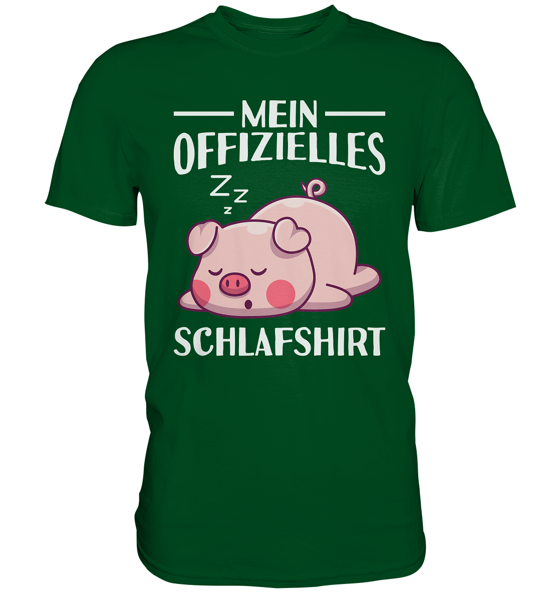Offizielles Schlafshirt Nachthemd Schlafanzug Pyjama Schweinchen T-Shirt