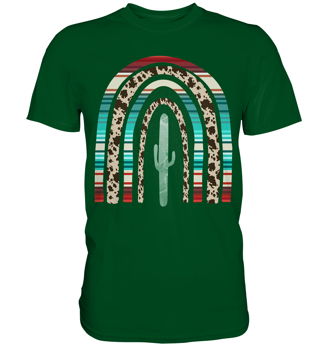 Texas Kaktus Regenbogen T-Shirt