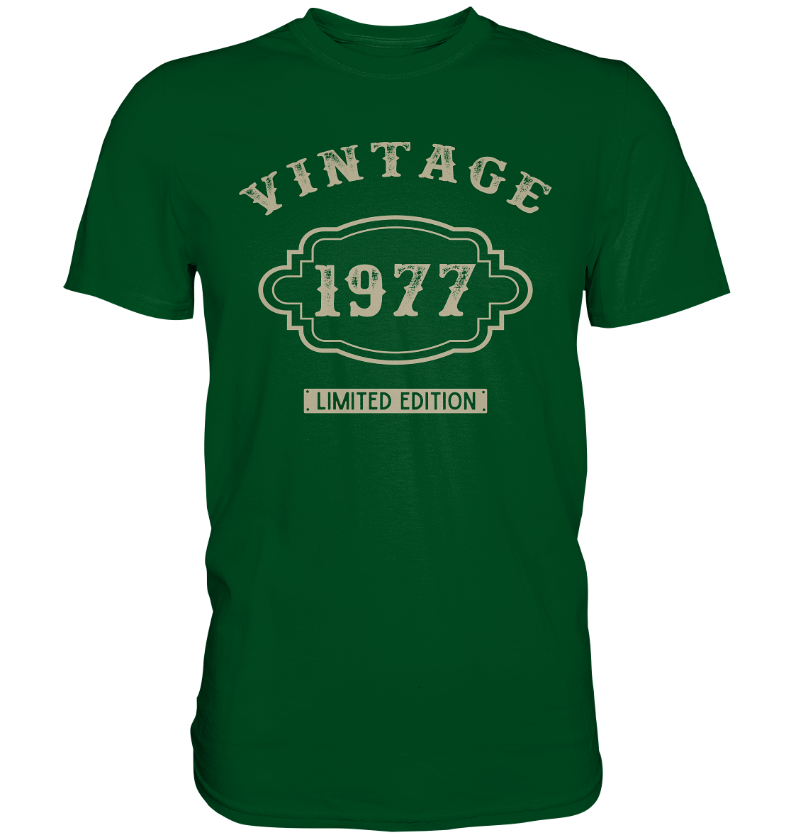 Vintage personalisiertes Geburtstagsshirt Herren Limited Edition