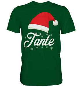 Tante Weihnachtsoutfit Familien Weihnachten Santa Claus Weihnachtsmann T-Shirt