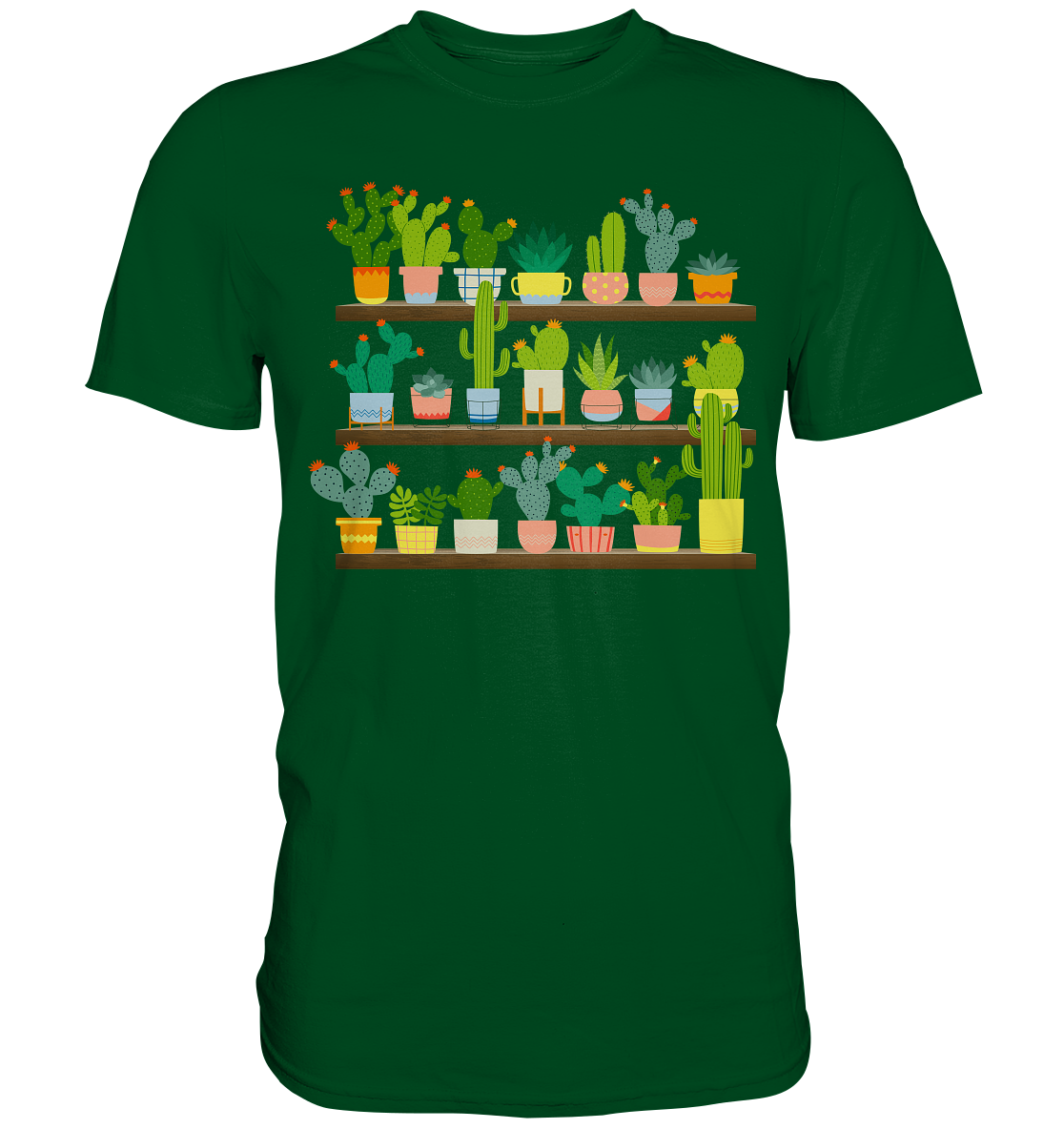Kaktus Pflanzen Sammler Sukkulenten T-Shirt