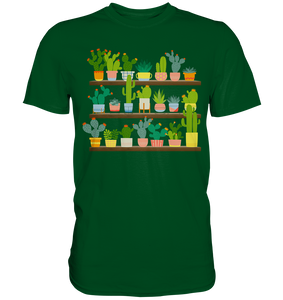 Kaktus Pflanzen Sammler Sukkulenten T-Shirt