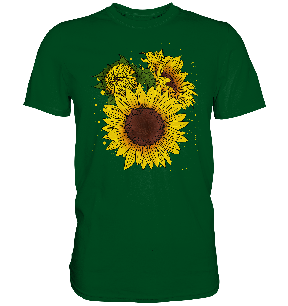 Sonnenblumen Shirt Garten Geschenk Gärtner