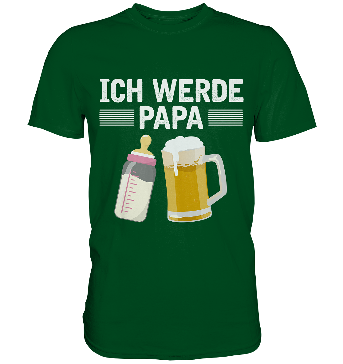 Ich werde Papa Herren Premium T-Shirt