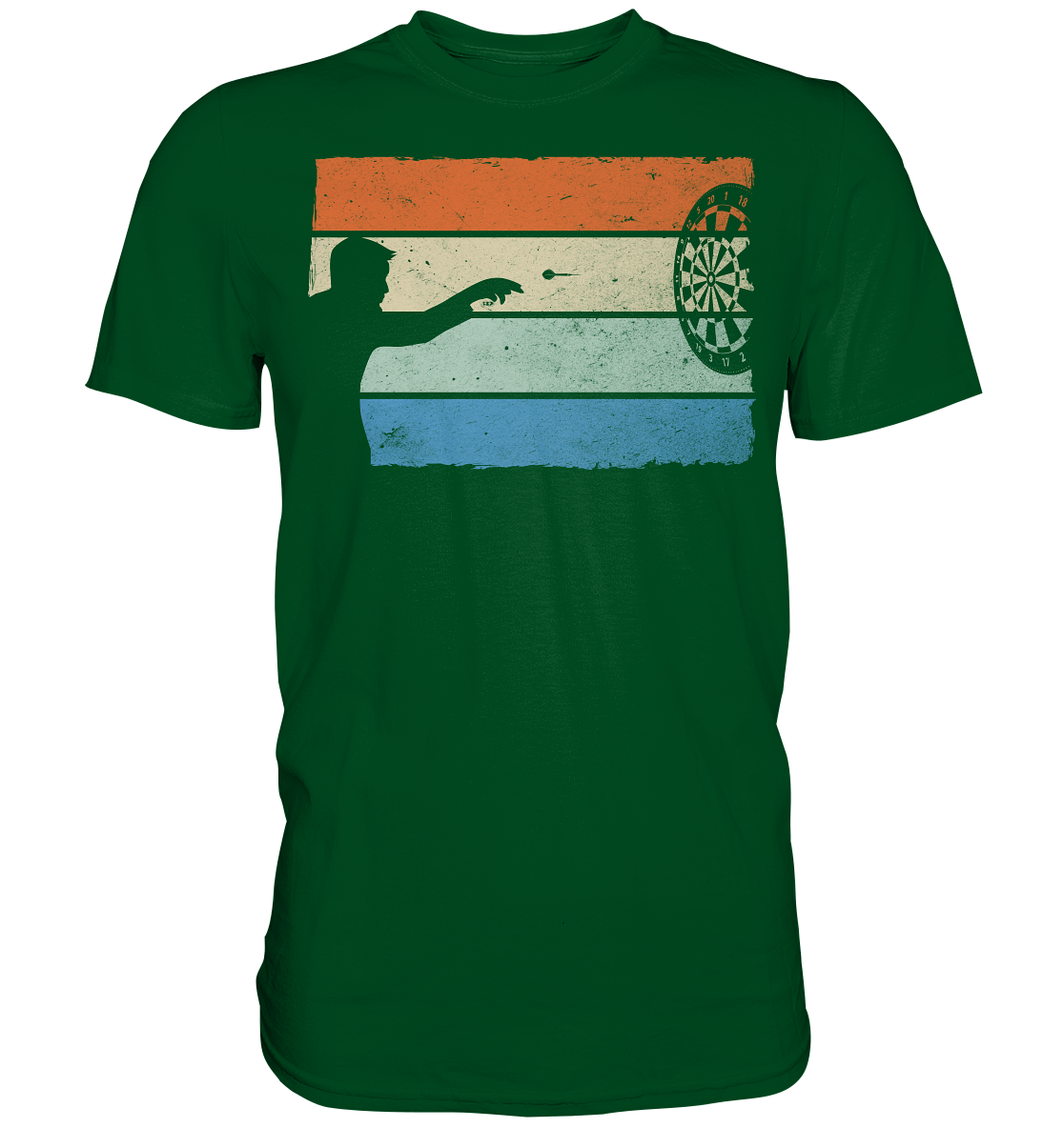 Vintage Dartpfeil Dartscheibe Dart T-Shirt