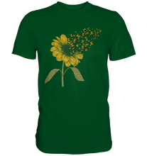 Laden Sie das Bild in den Galerie-Viewer, Schmetterling Sonnenblumen T-Shirt Gärtner Geschenk
