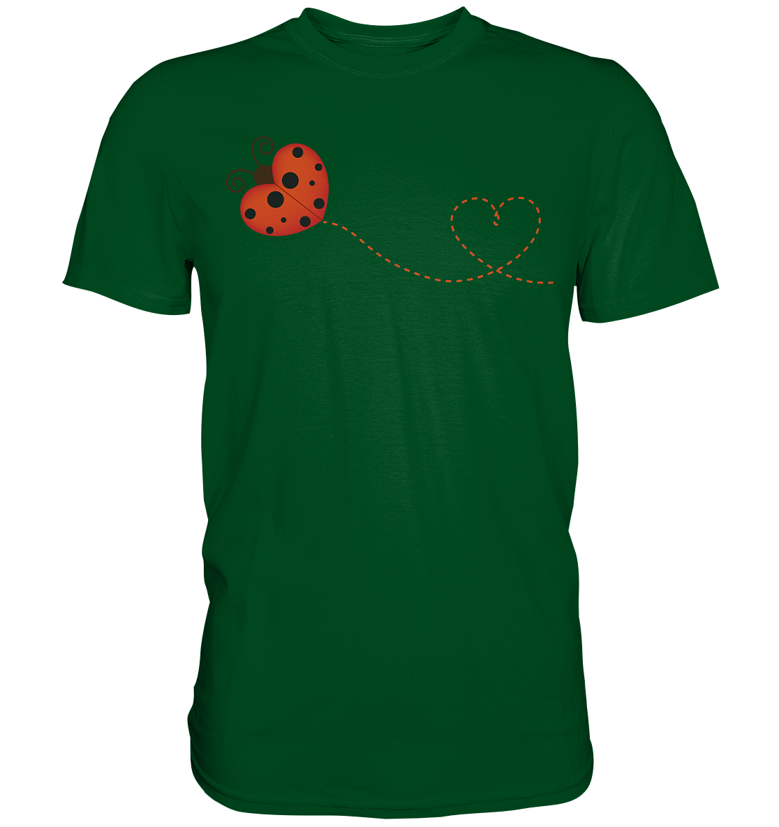 Marienkäfer Herz T-Shirt