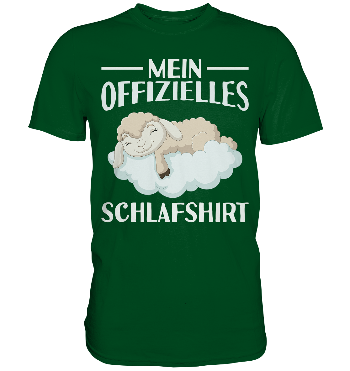 Offizielles Schlafshirt Nachthemd Schlafanzug Pyjama Schaf T-Shirt