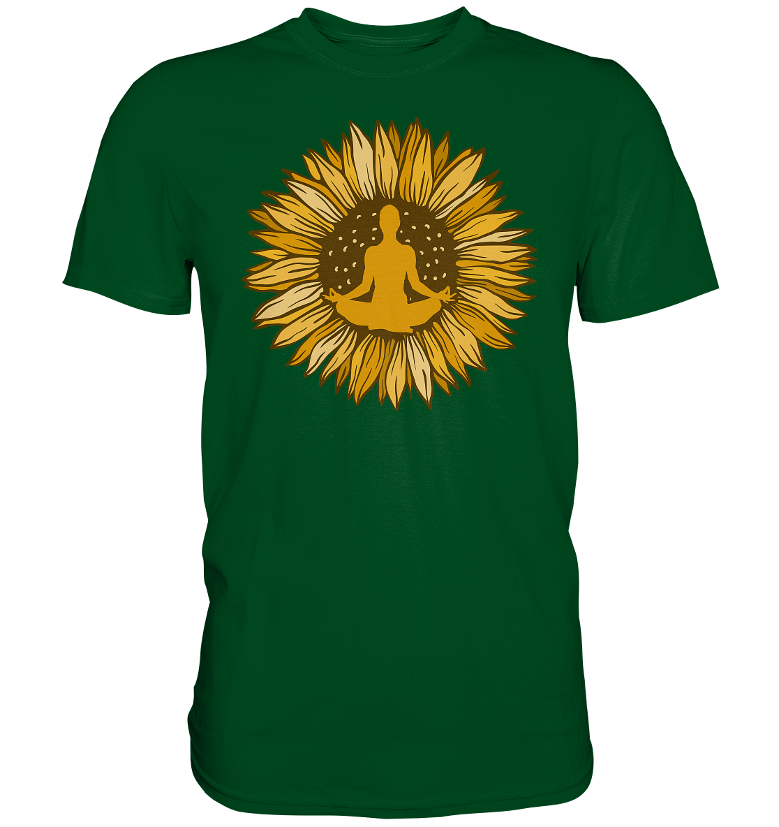 Yoga Sonnenblumen T-Shirt Gärtner Geschenk Garten Meditation