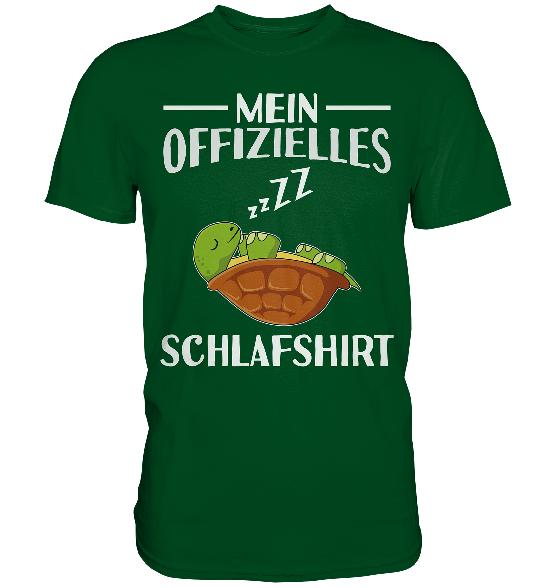 Offizielles Schlafshirt Nachthemd Schlafanzug Pyjama Schildkröte T-Shirt