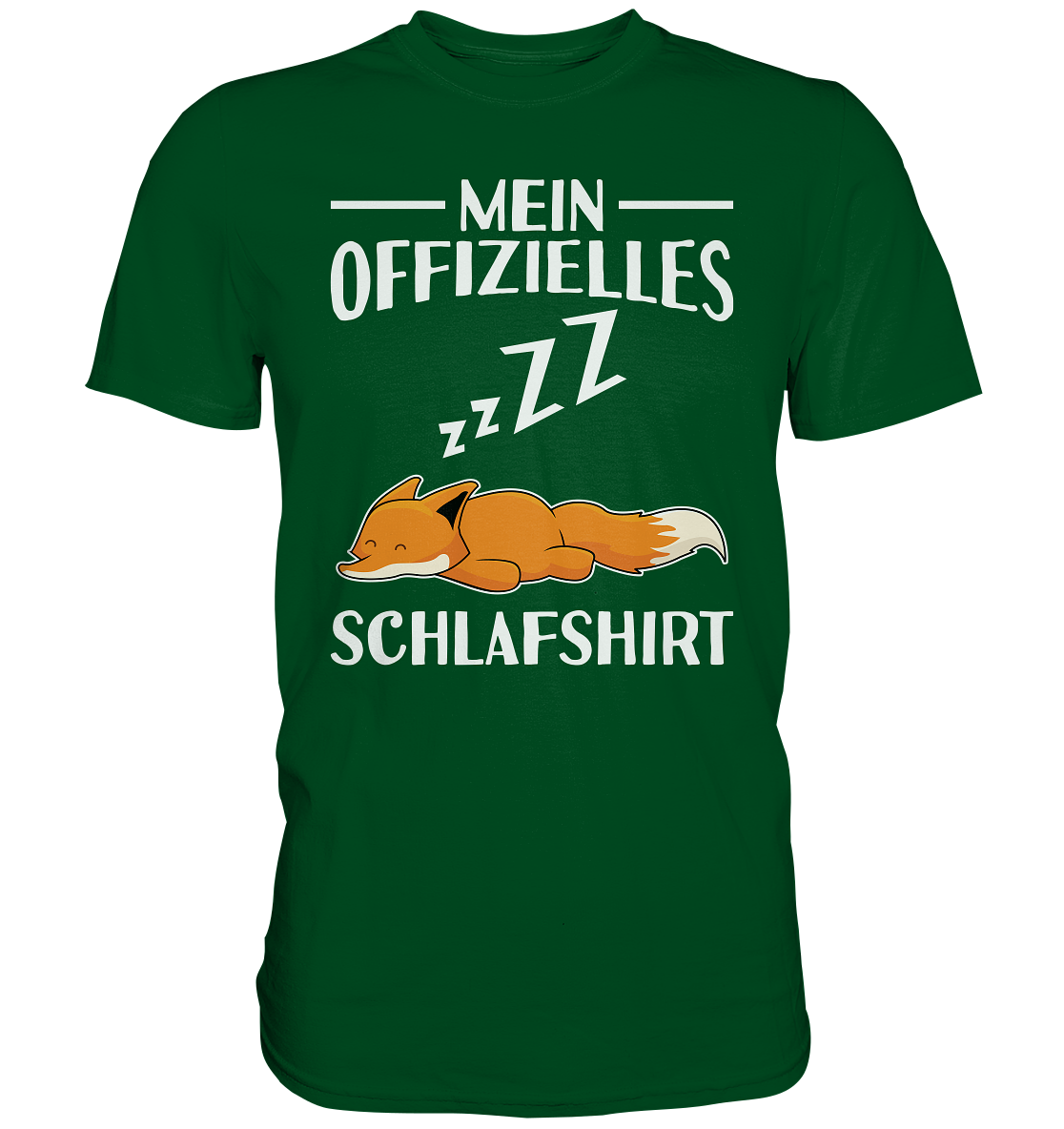 Offizielles Schlafshirt Nachthemd Schlafanzug Pyjama Fuchs T-Shirt