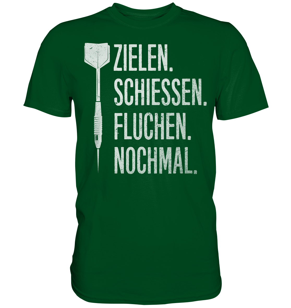 Lustiger Dart Spruch Dartpfeil Probleme T-Shirt