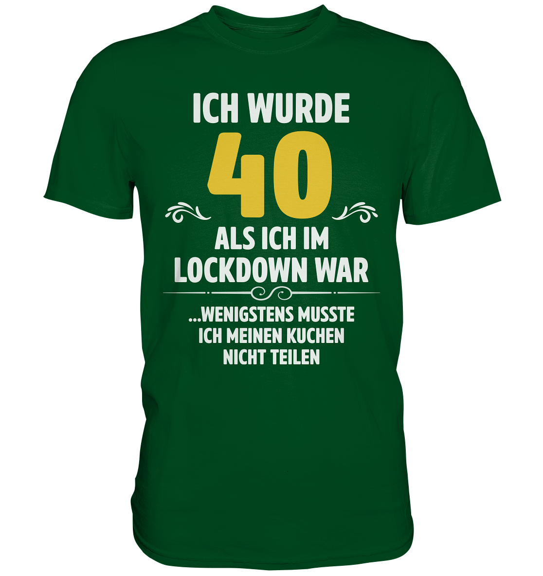 Lockdown personalisiertes Männer Frauen Geburtstag T-Shirt mit Wunschzahl