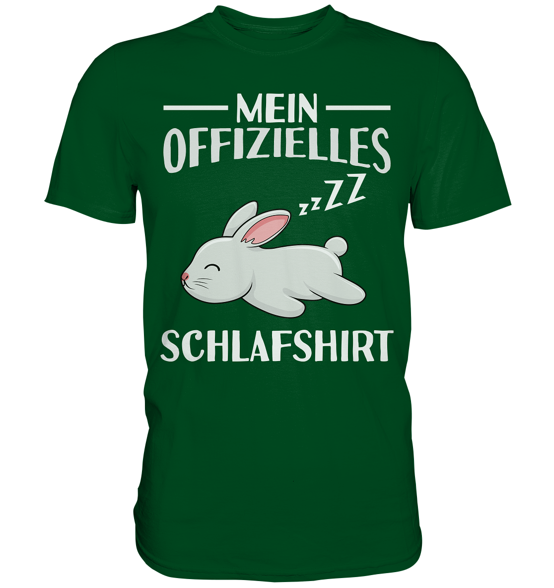 Offizielles Schlafshirt Nachthemd Schlafanzug Pyjama Hase T-Shirt