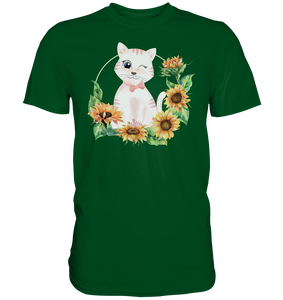 Katze Sonnenblumen Shirt Gärtner Kätzchen Garten Geschenk