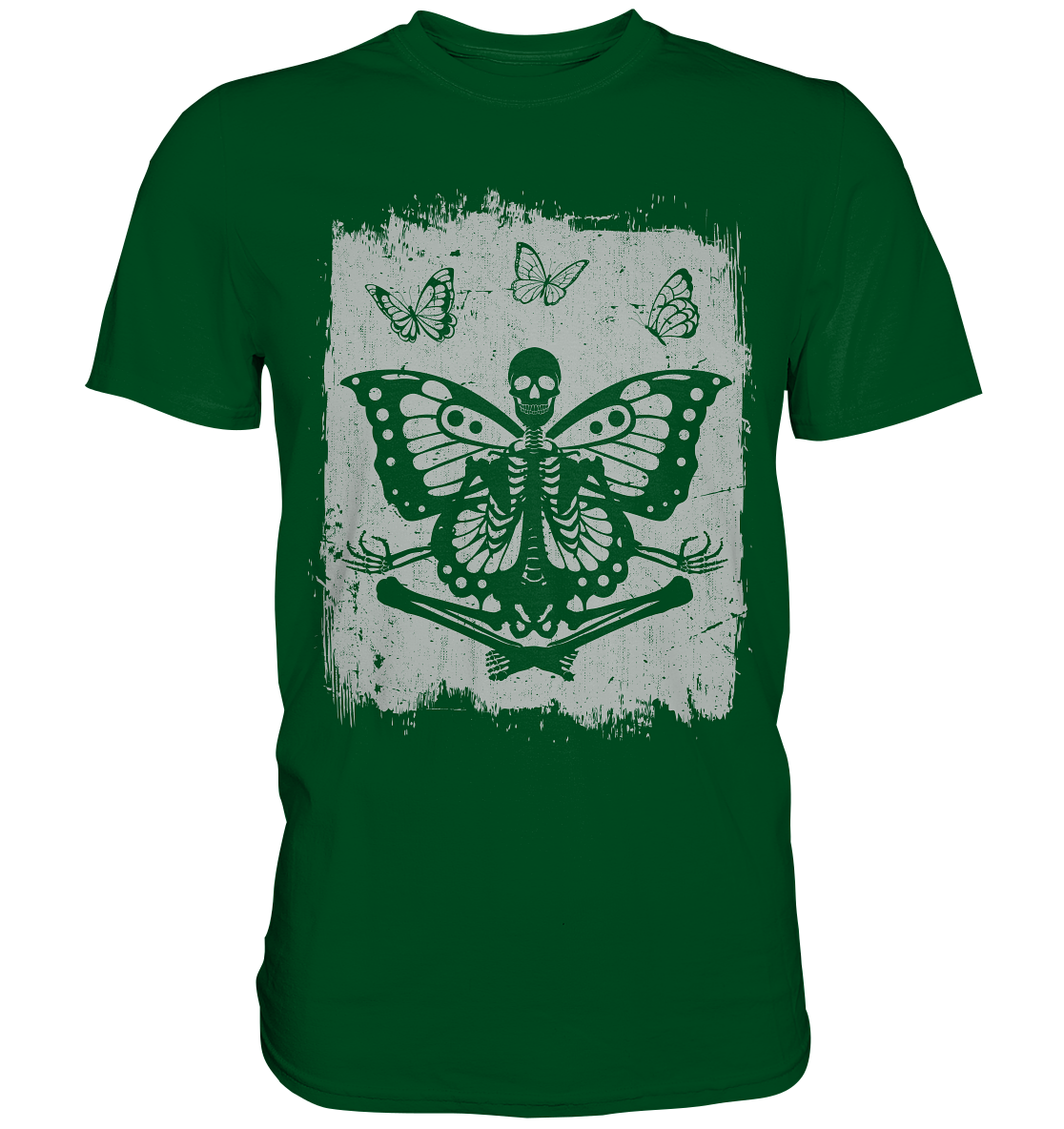 Skelett Schmetterling Insekten T-Shirt