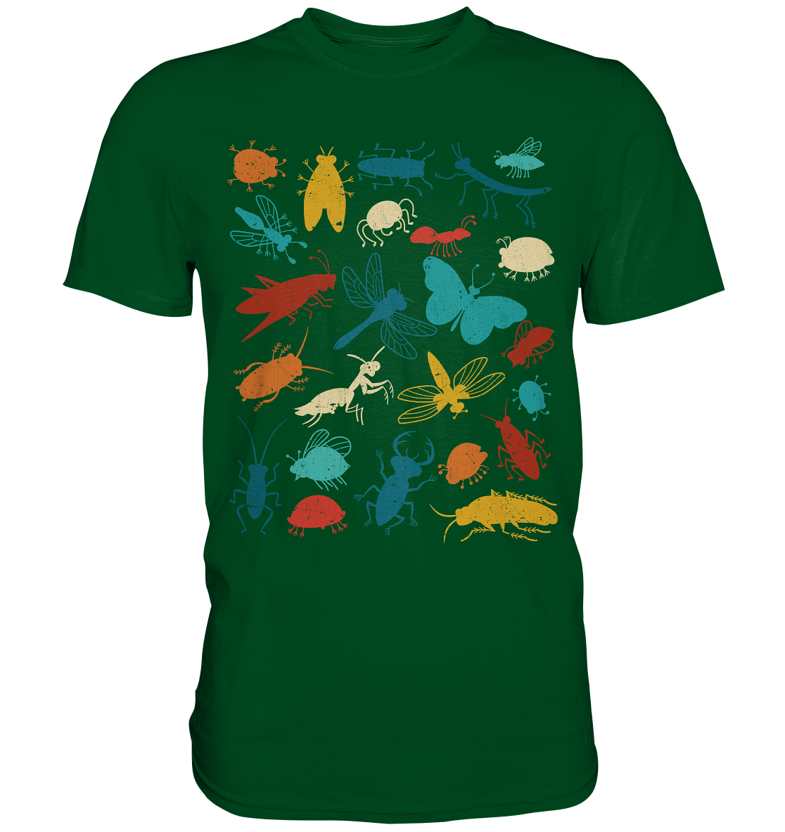 Bunte Insekten Käfer T-Shirt