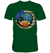Laden Sie das Bild in den Galerie-Viewer, American Football USA Helm T-Shirt
