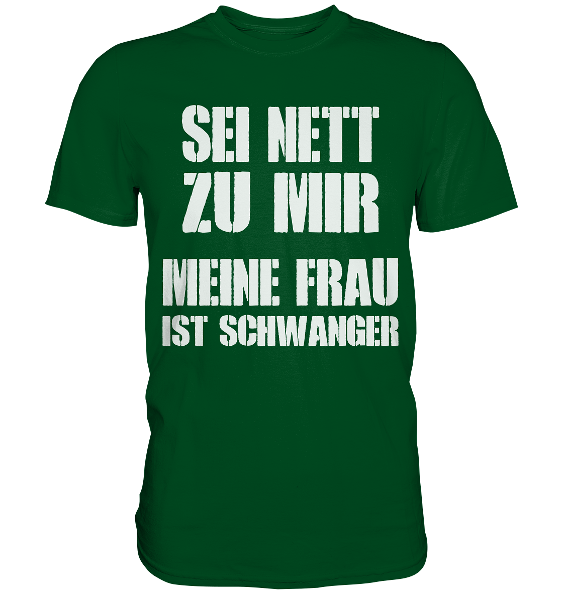 Meine Frau ist Schwanger Herren Premium T-Shirt