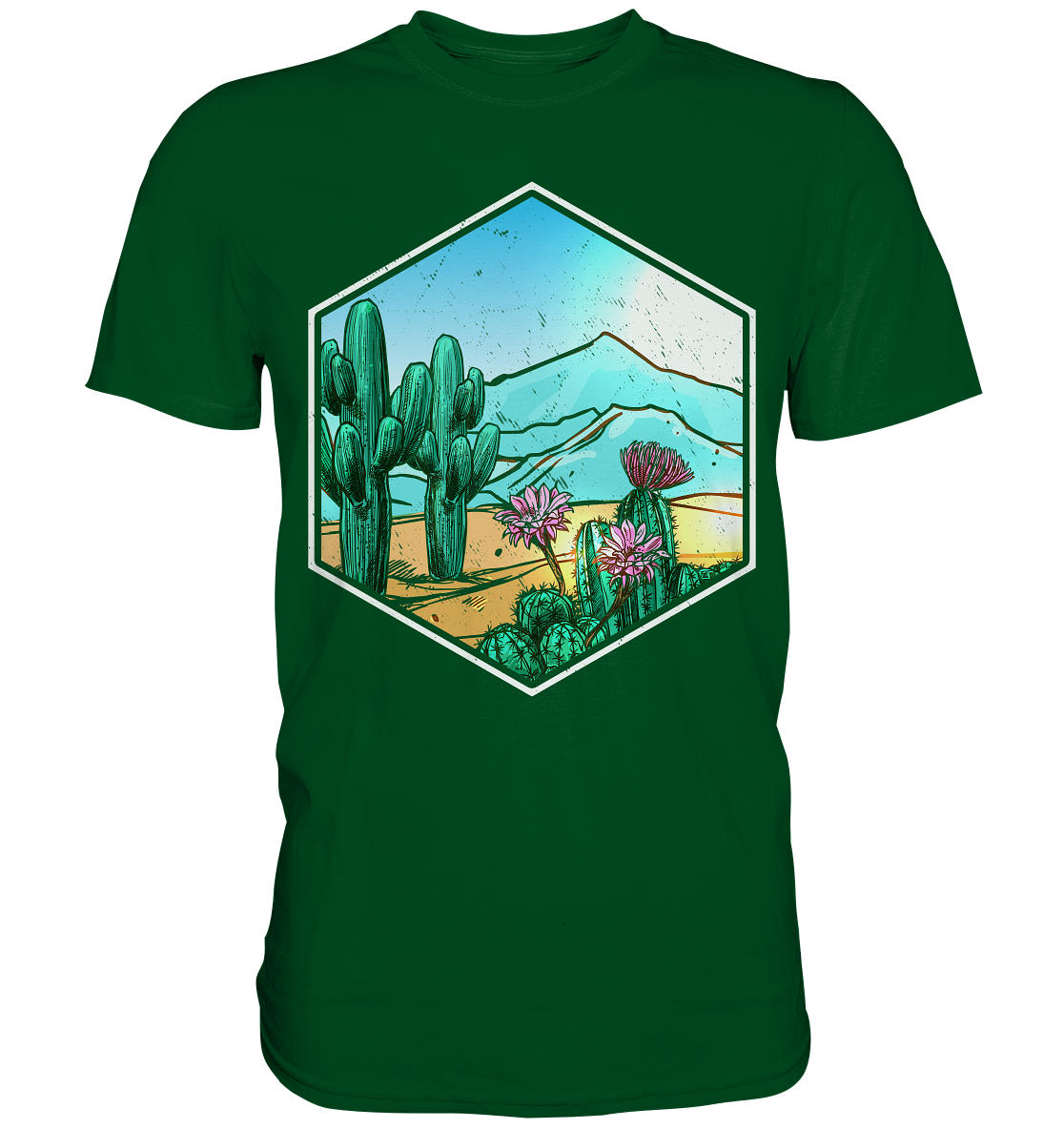 Wüste Sukkulenten Kakteen Pflanzen Kaktus T-Shirt