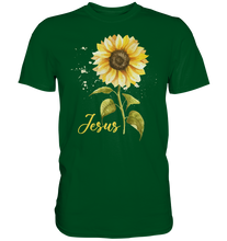 Laden Sie das Bild in den Galerie-Viewer, Jesus Sonnenblumen T-Shirt Christlicher Gärtner Geschenk Garten
