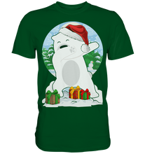 Laden Sie das Bild in den Galerie-Viewer, Dabbing Eisbär Weihnachten Polarbär Weihnachtsoutfit T-Shirt
