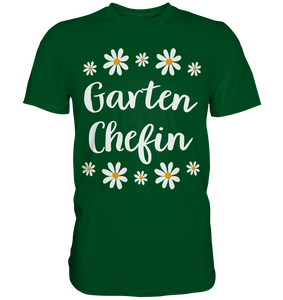 Garten Chefin Shirt Gänseblümchen Garten Frau Gärtnerin T-Shirt
