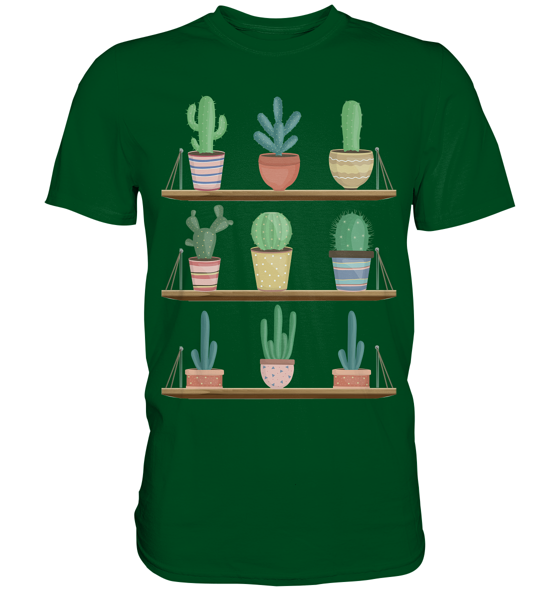 Kaktus Pflanzen Sukkulenten T-Shirt