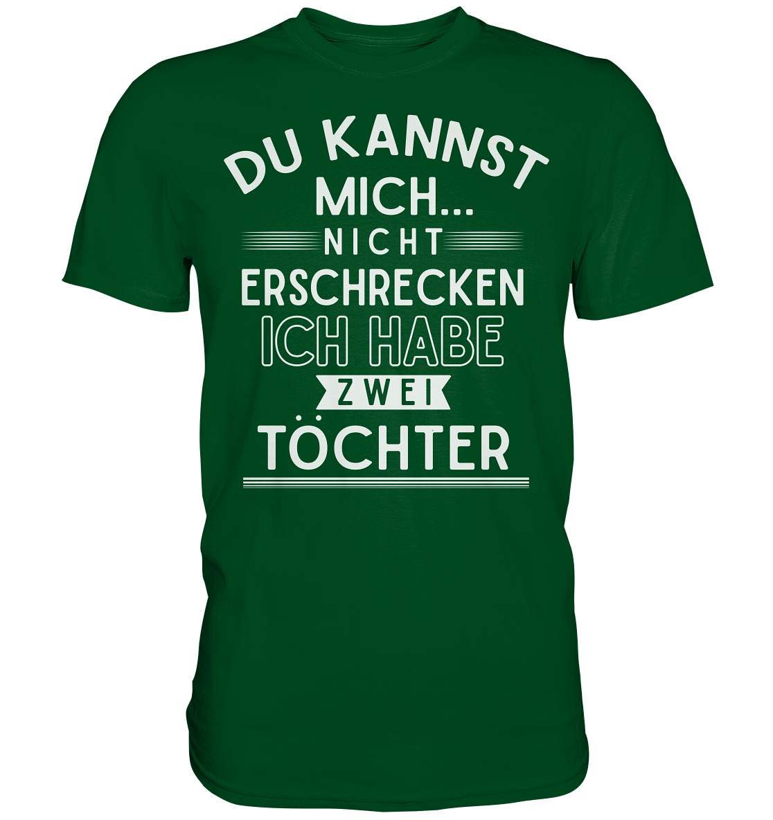 Vater von zwei Töchtern T-Shirt
