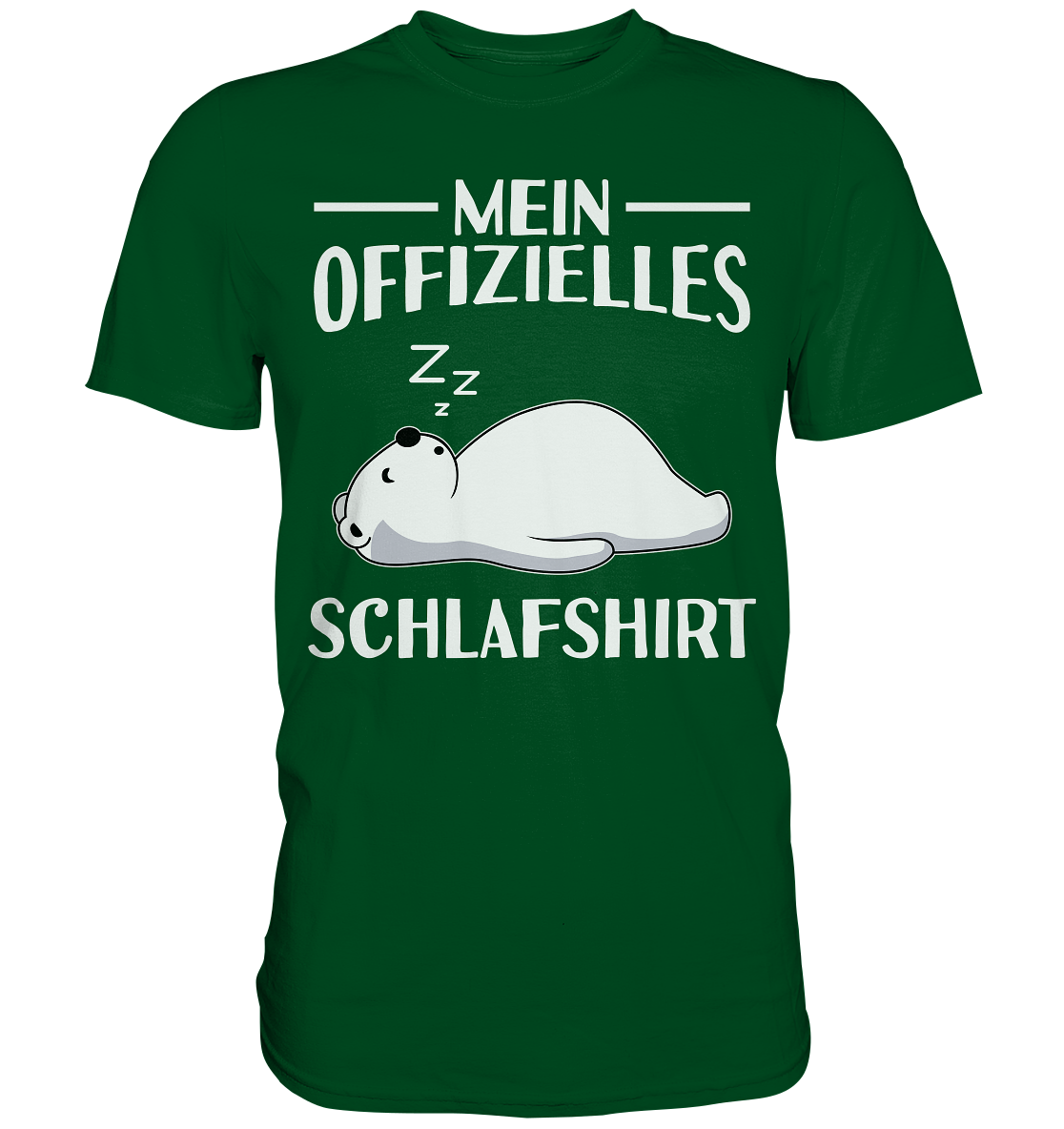 Offizielles Schlafshirt Nachthemd Schlafanzug Pyjama Eisbär T-Shirt