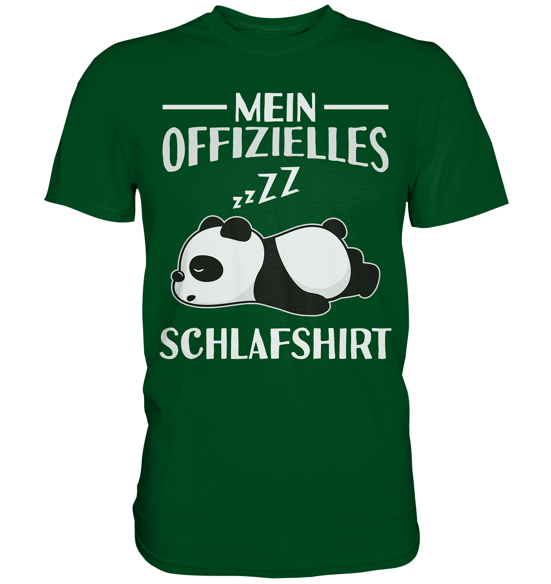 Offizielles Schlafshirt Nachthemd Schlafanzug Pyjama Panda T-Shirt